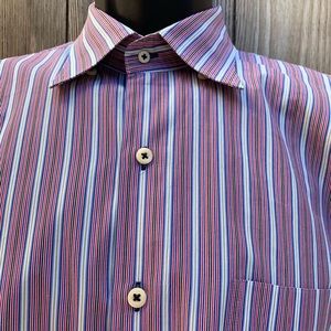 SOLD Peter Millar Striped Button Down Shirt